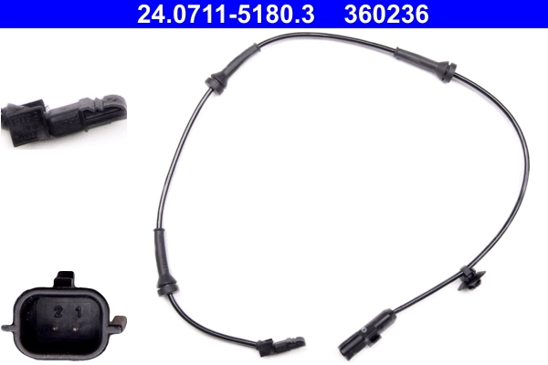 Sensor, wheel speed