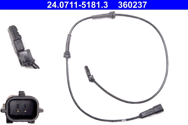 Sensor, wheel speed