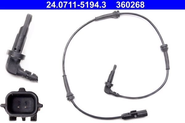 Sensor, wheel speed