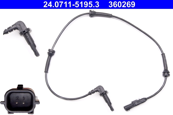 Sensor, wheel speed