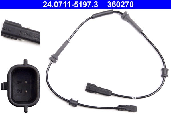 Sensor, wheel speed