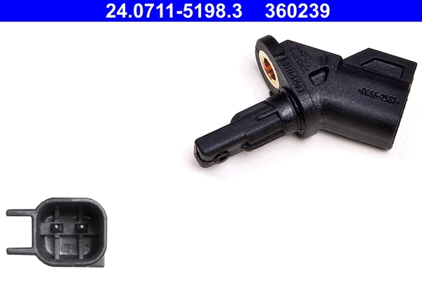 Sensor, wheel speed