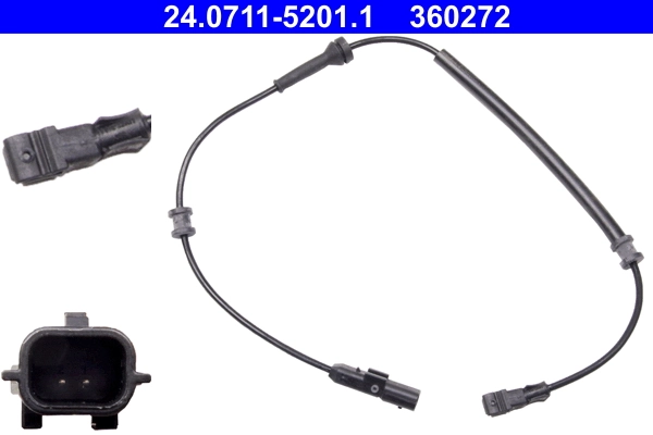 Sensor, wheel speed