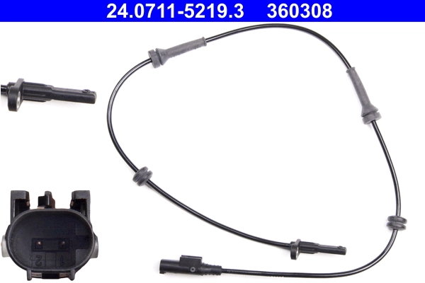 Sensor, wheel speed