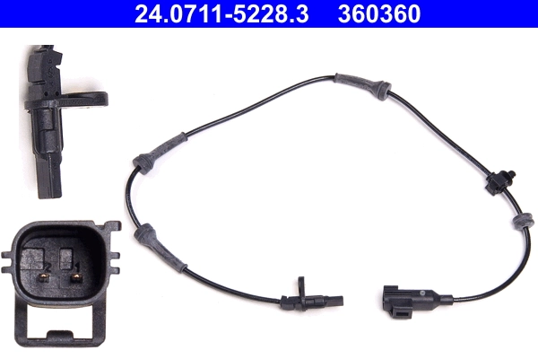 Sensor, wheel speed