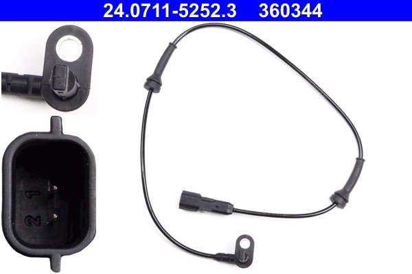 Sensor, wheel speed