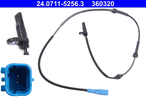 Sensor, wheel speed