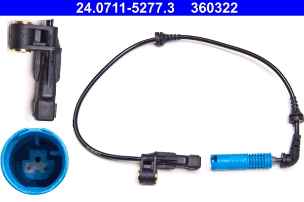Sensor, wheel speed
