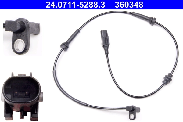 Sensor, wheel speed