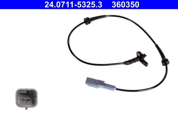 Sensor, wheel speed