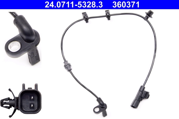Sensor, wheel speed