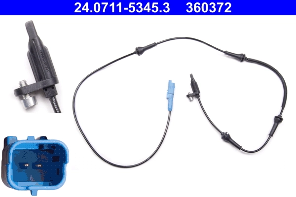 Sensor, wheel speed
