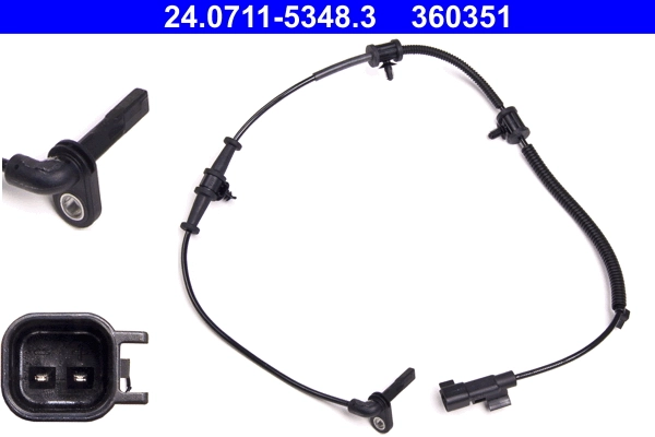 Sensor, wheel speed