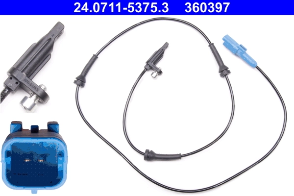Sensor, wheel speed