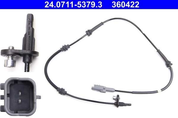 Sensor, wheel speed