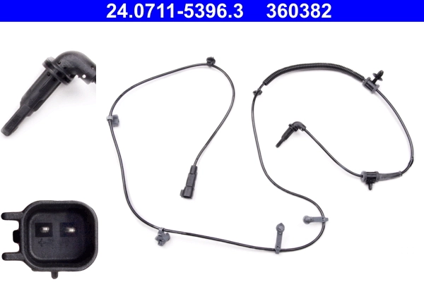 Sensor, wheel speed