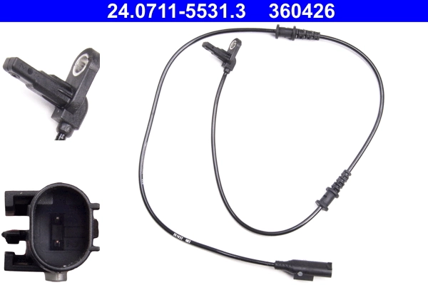Sensor, wheel speed