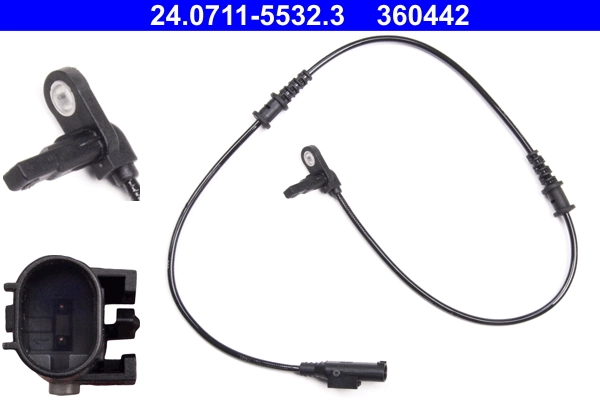 Sensor, wheel speed