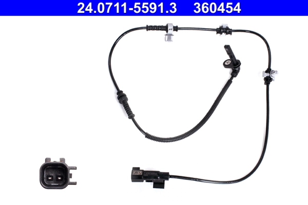 Sensor, wheel speed