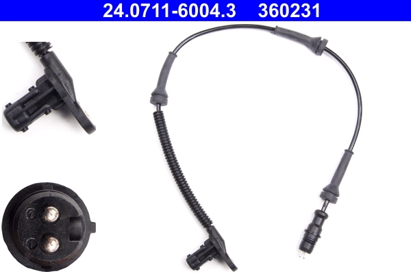 Sensor, wheel speed