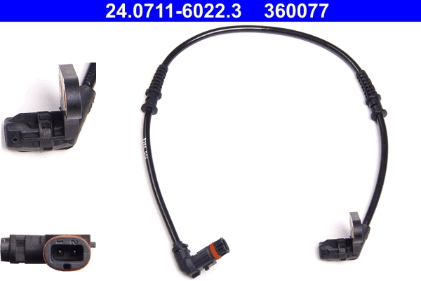 Sensor, wheel speed