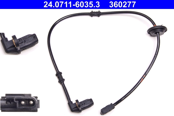 Sensor, wheel speed