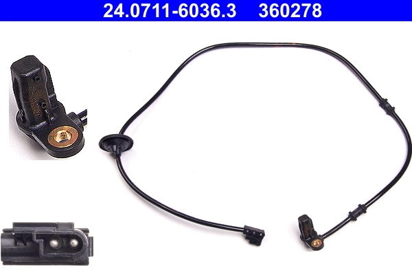 Sensor, wheel speed