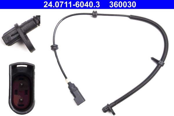 Sensor, wheel speed