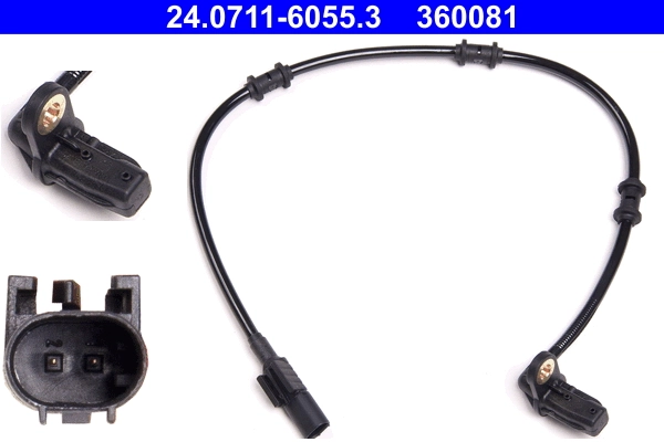 Sensor, wheel speed
