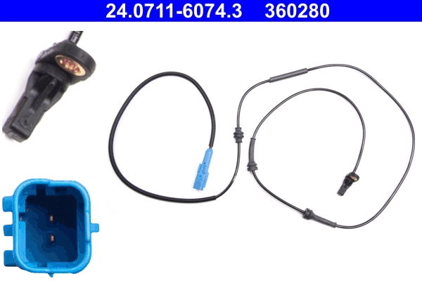 Sensor, wheel speed