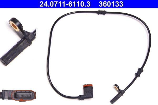 Sensor, wheel speed