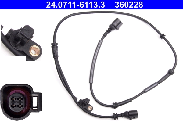 Sensor, wheel speed