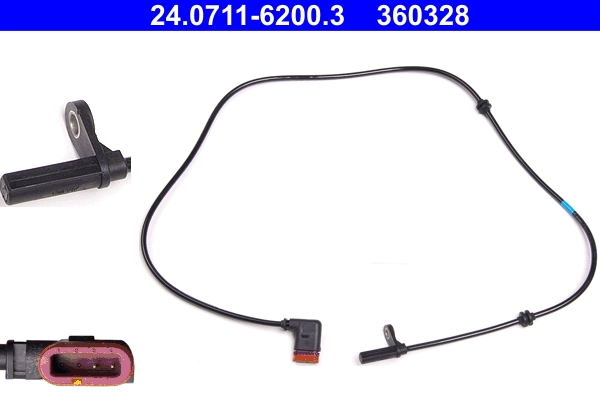 Sensor, wheel speed