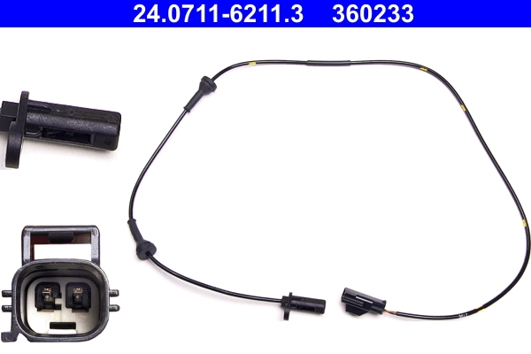 Sensor, wheel speed