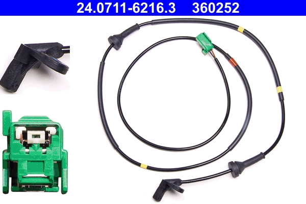 Sensor, wheel speed