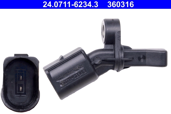 Sensor, wheel speed