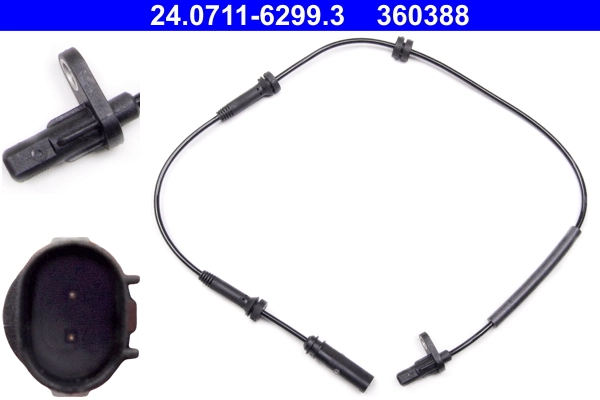 Sensor, wheel speed