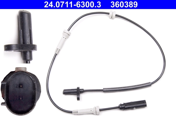 Sensor, wheel speed