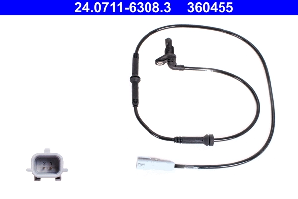 Sensor, wheel speed