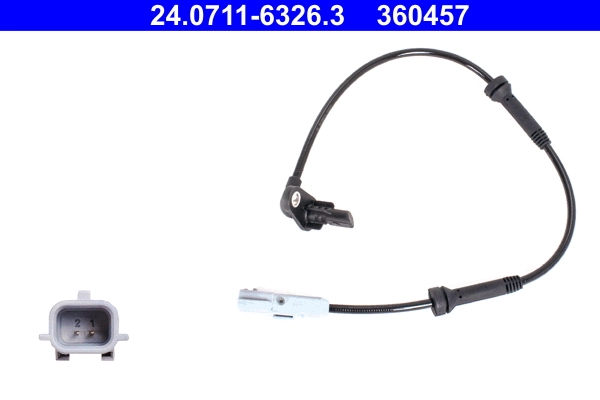 Sensor, wheel speed