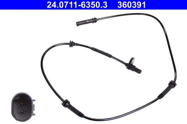 Sensor, wheel speed