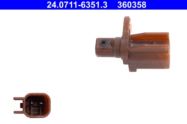 Sensor, wheel speed
