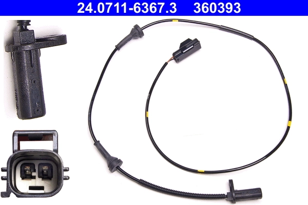 Sensor, wheel speed