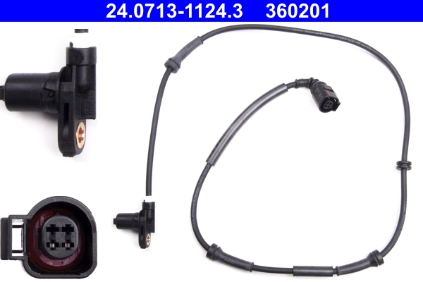 Sensor, wheel speed