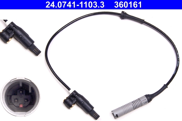 Sensor, wheel speed