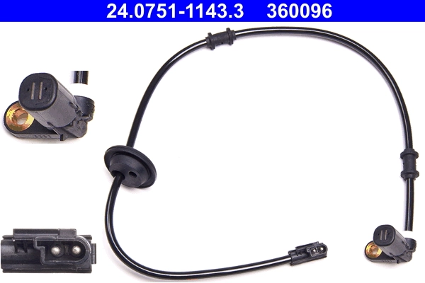 Sensor, wheel speed