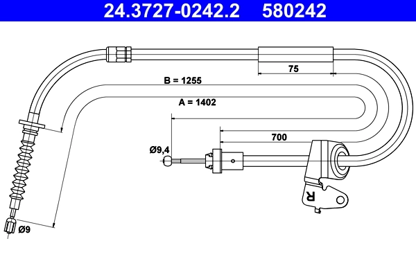 Cable Pull, parking brake