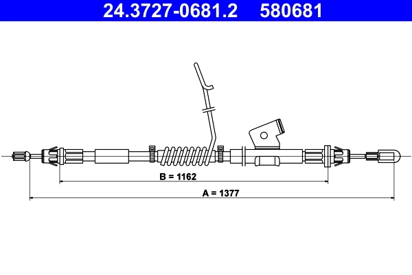 Cable Pull, parking brake