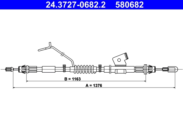 Cable Pull, parking brake
