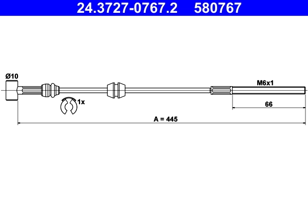 Cable Pull, parking brake